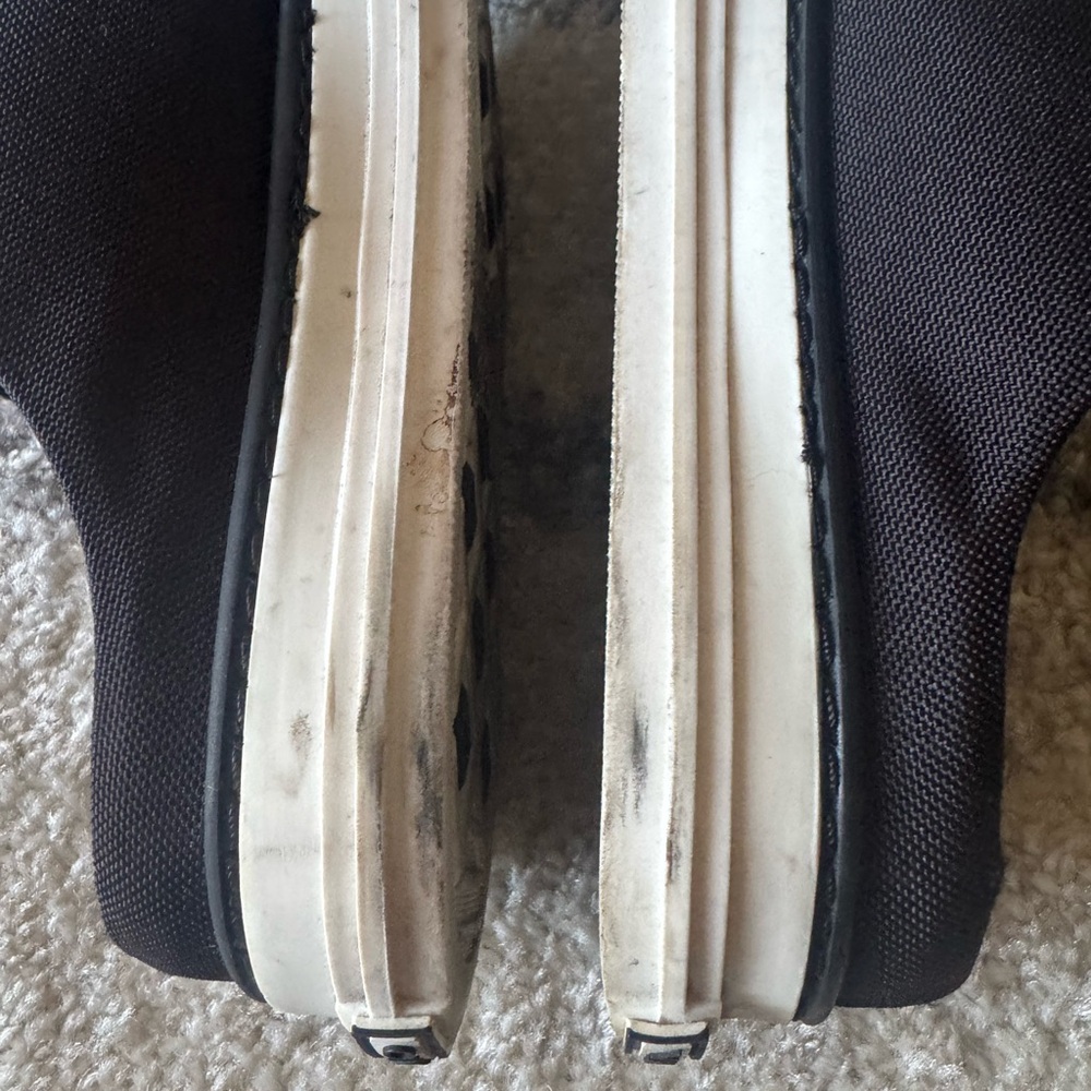 Valentino Black Leather Slip-On Shoes - Picture 4 of 13